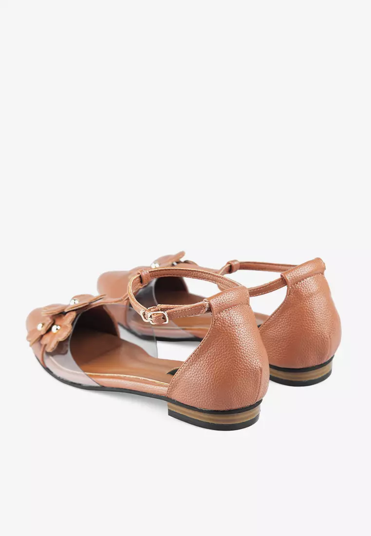 INPACA Artemish Flatshoes Sepatu Flat Wanita Sepatu Kerja Flat Metallic