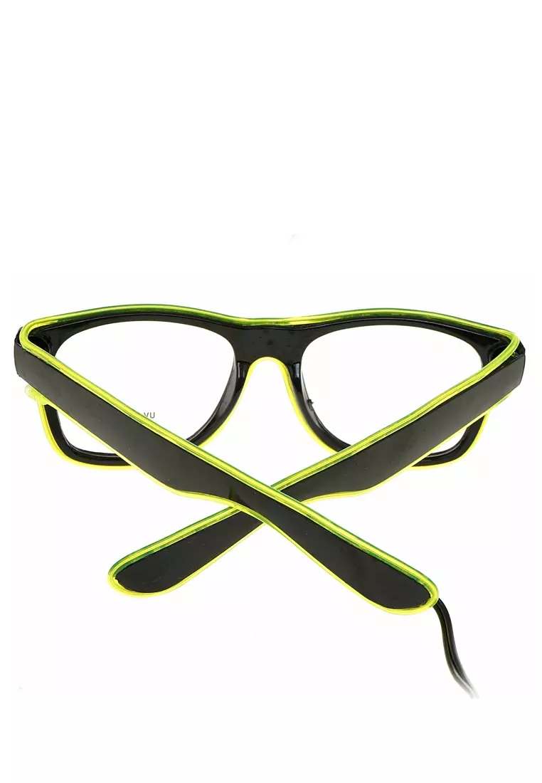 Mackenzie Kacamata DJ Glow LED EV400 Pria & Wanita Frame Glowing ORIGINAL