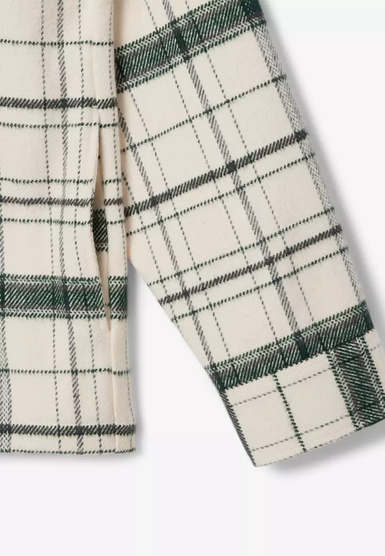 Cotton Plaid Overshirt