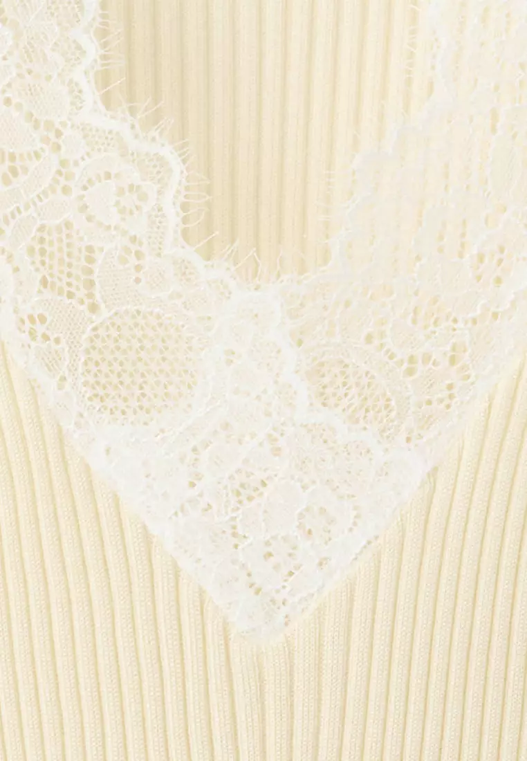 Lace Lyocell Top