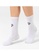 MOROTAI white Brand Logo Crew Socks D3D41AA6E4BE17GS_5