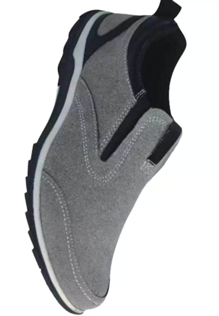 Dalbert Shoes Casual Sepatu Pria Breathable Comfortable Mateial Synthesis ORIGINAL - Grey