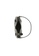 Pinko black Pinko mini half-moon woven decorative adjustable leather hand-held underarm messenger bag 9FC7DAC753987CGS_4