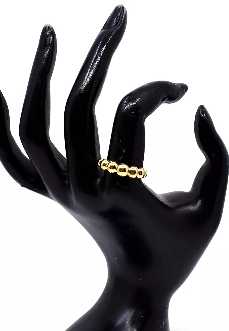 18K Japan Made Yellow Gold Lady Ring