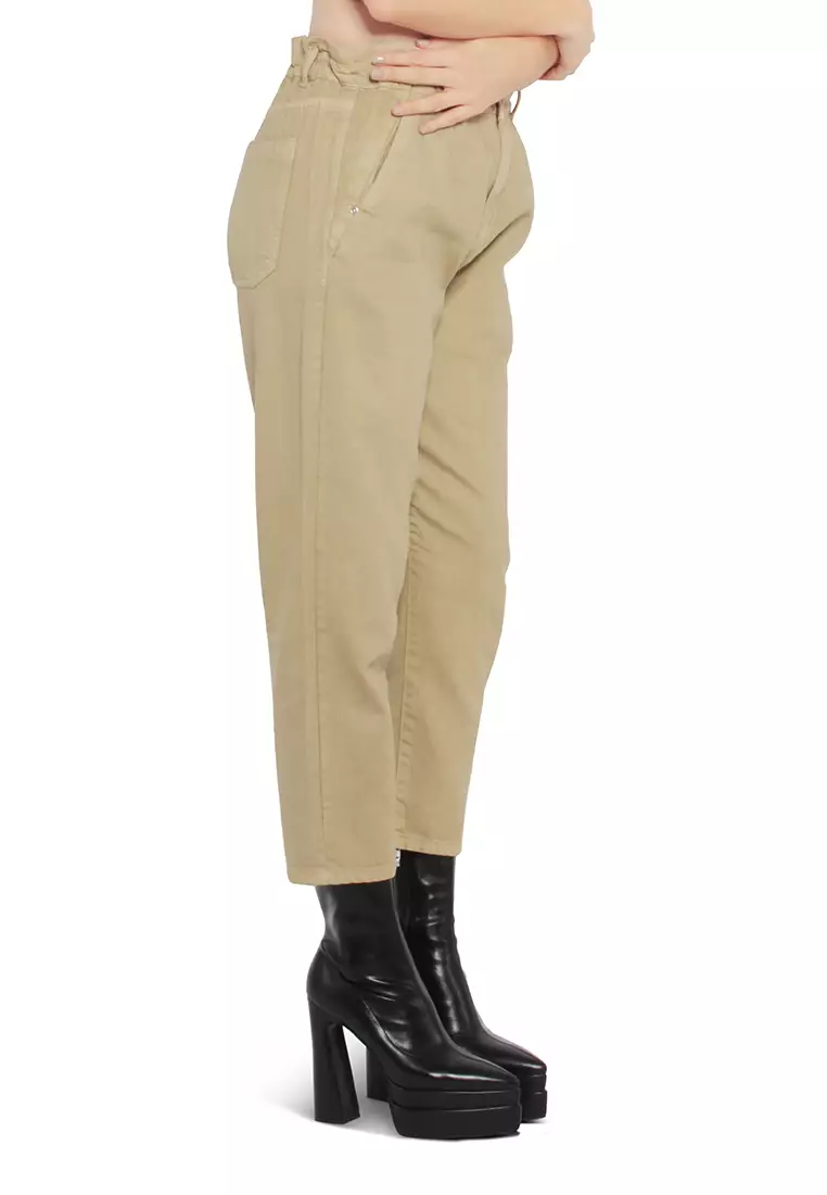 Kantong Kertas Khaki Pinggang Celana