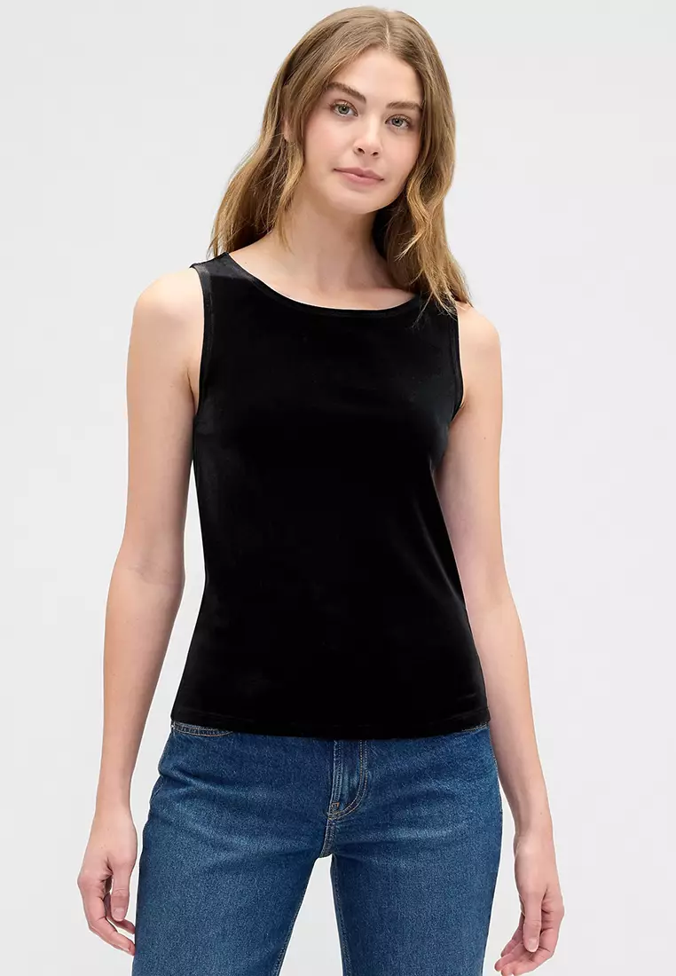 トップス boat neck tanktop Buy GAP Sleeveless Boat Neck Velour Tank Top 2026 Online | ZALORA