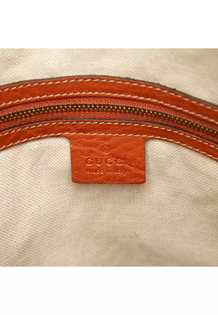 Pre-Loved Gucci Medium Gg Canvas Running Satchel