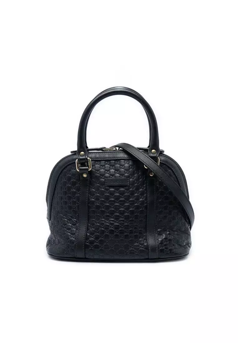 Pre-Loved Gucci Mini Microguccissima Dome Satchel