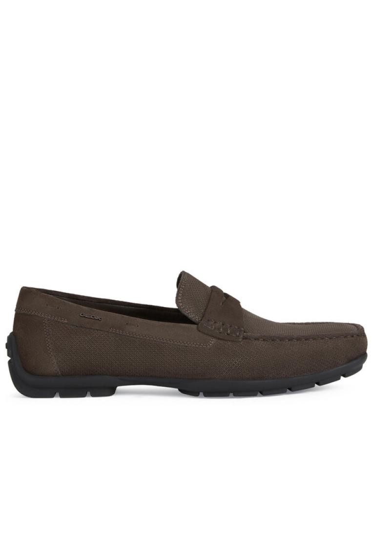 GEOX Men Moner W 2fit Slip On Suede Loafers - Dark Brown U44Q6D-000BS-C6006F2