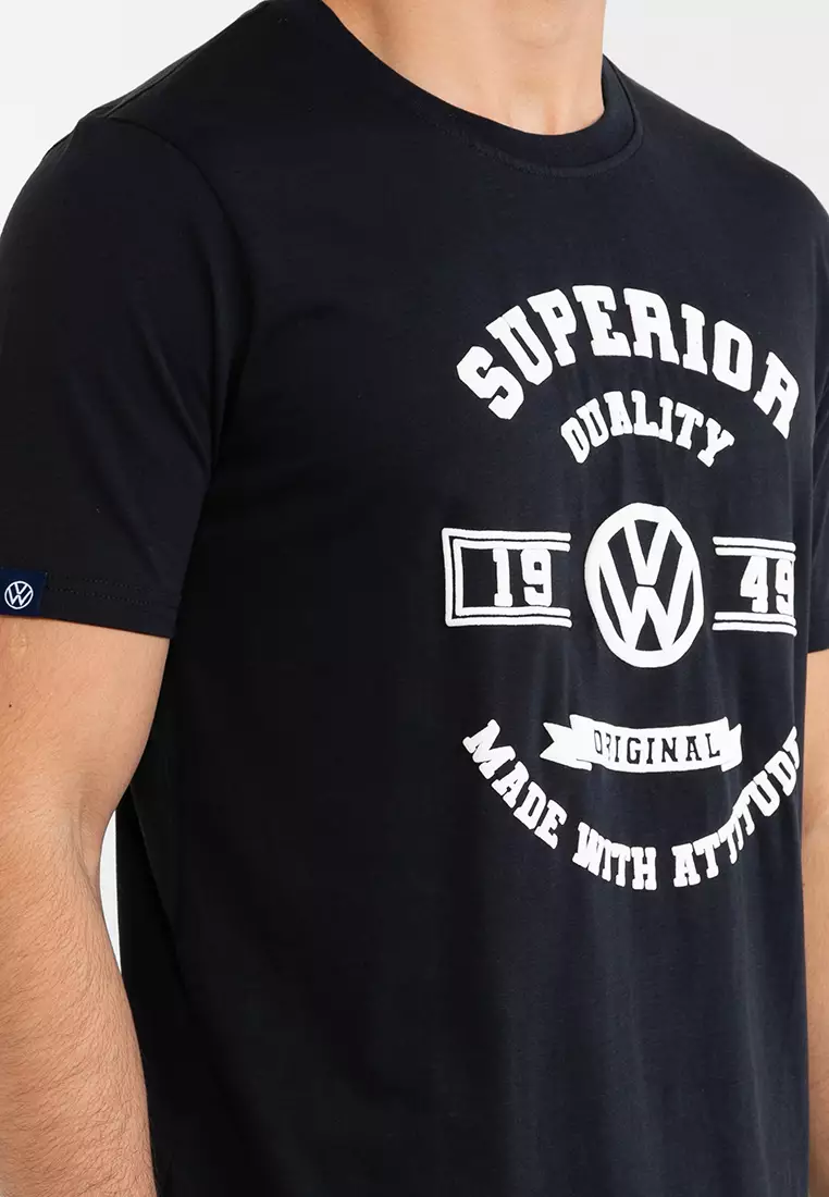 Men's Round Neck Graphic Tee