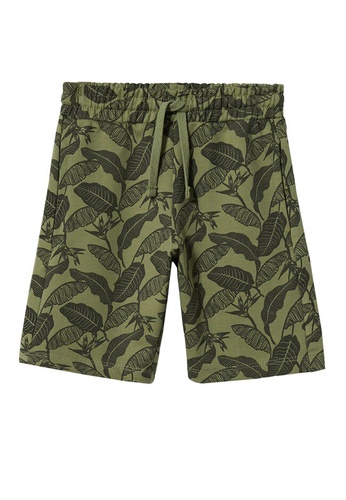 MANGO KIDS green Tropical-Print Bermuda Shorts CEB1AKAFFCC0C6GS_1