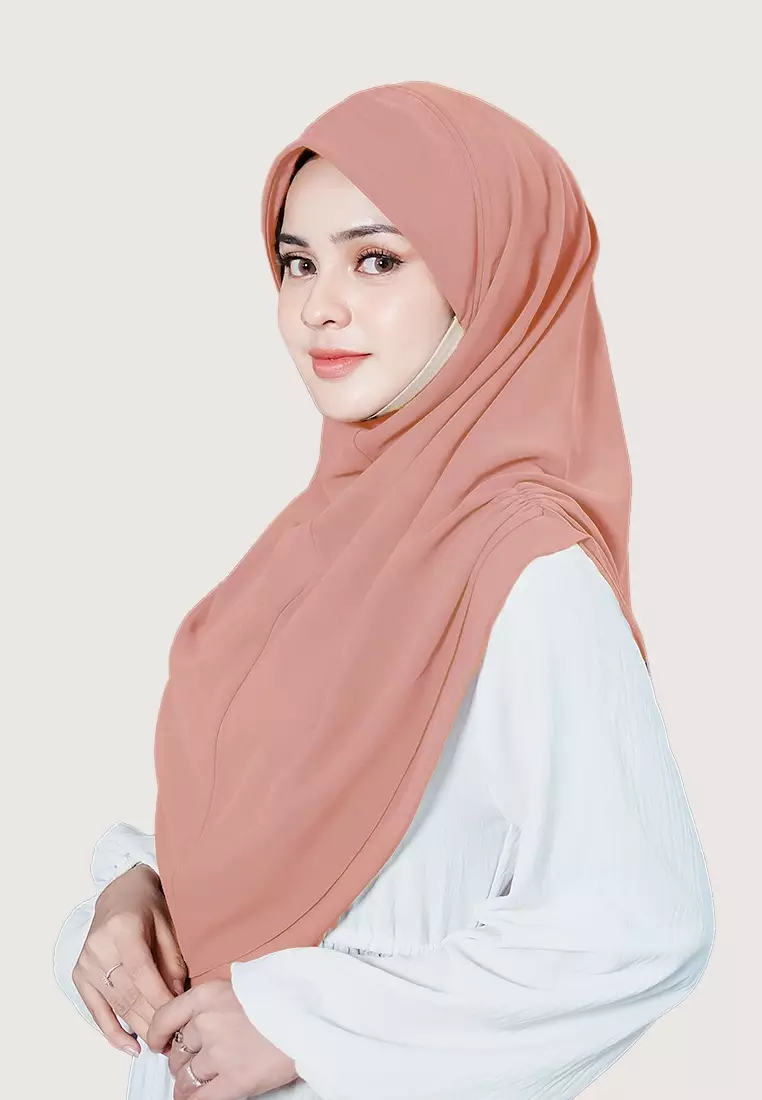 HIJAB INSTAN IRISH - PEACH