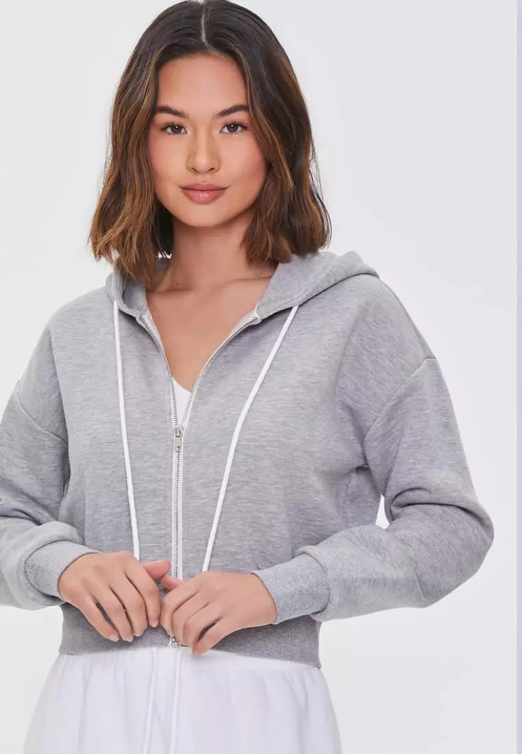 Forever 21 grey hoodie online