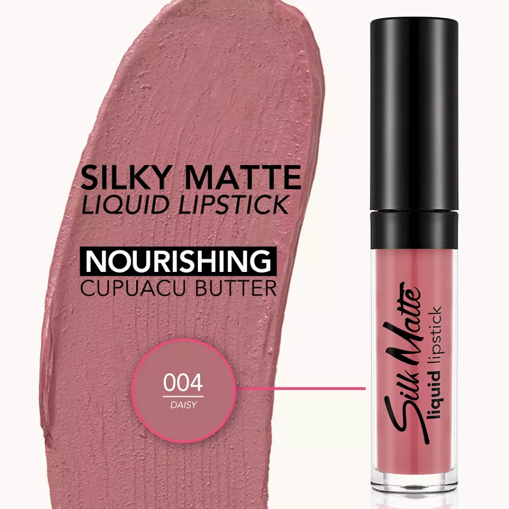 Flormar Silk Matte Liquid Lipstick - 004 Daisy