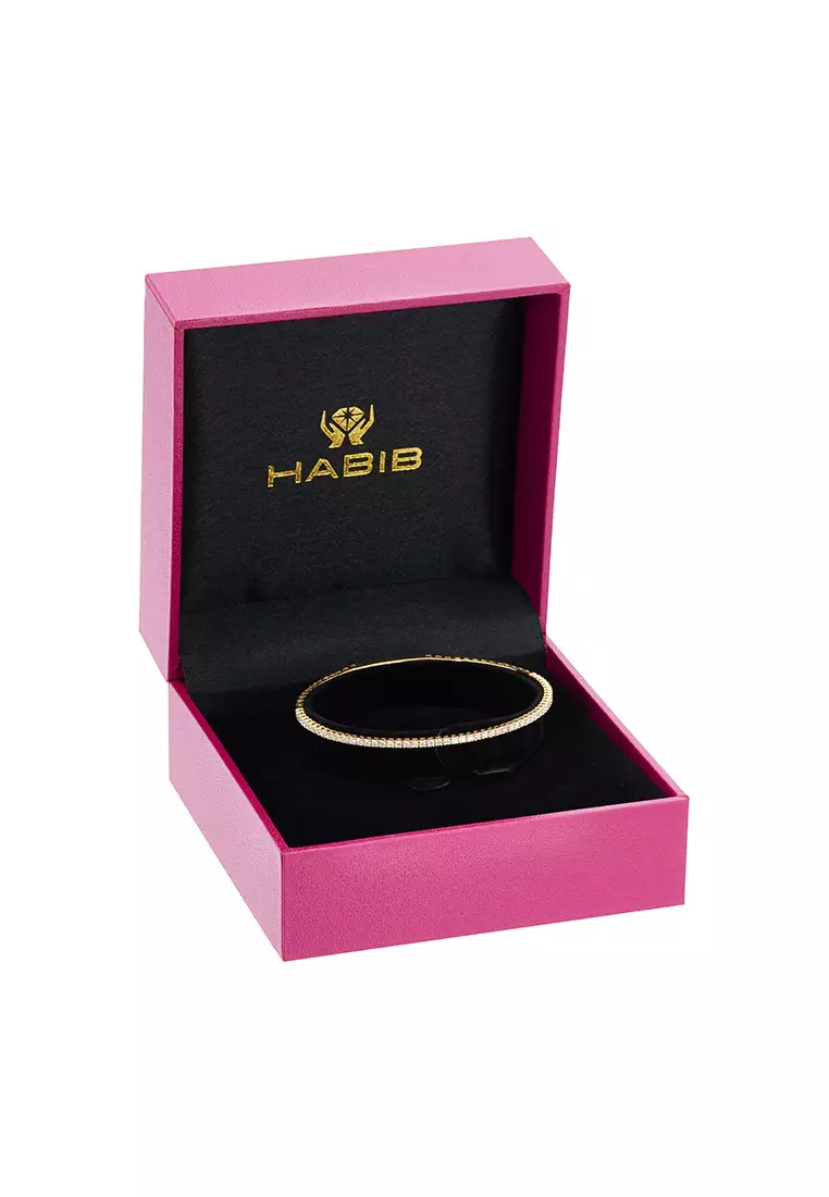 HABIB Diamond Bangle in 750/18K Yellow Gold 681901024(YG)