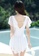 A-IN GIRLS white Elegant mesh-paneled swimsuit 7BEBDUS4B68428GS_2