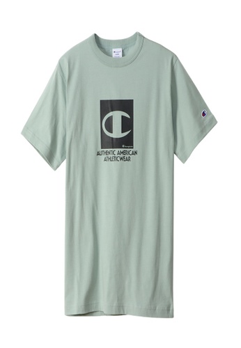 Champion CHAMPION Men's Short Sleeve T-Shirt In Pale Green 20161AA784F622GS_1