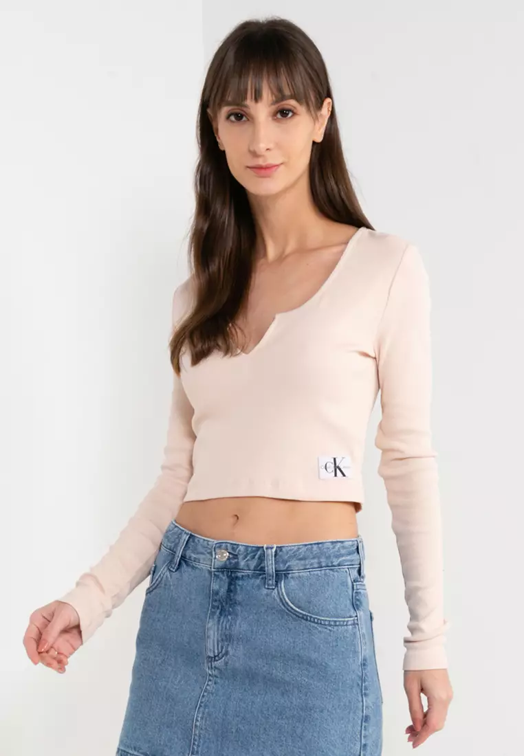 Calvin Klein Womens Cap Sleeve Split Neck Midi Dress