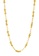 TOMEI TOMEI Beads and Trace Chain Necklace, Yellow Gold 916 30803ACD09A951GS_2