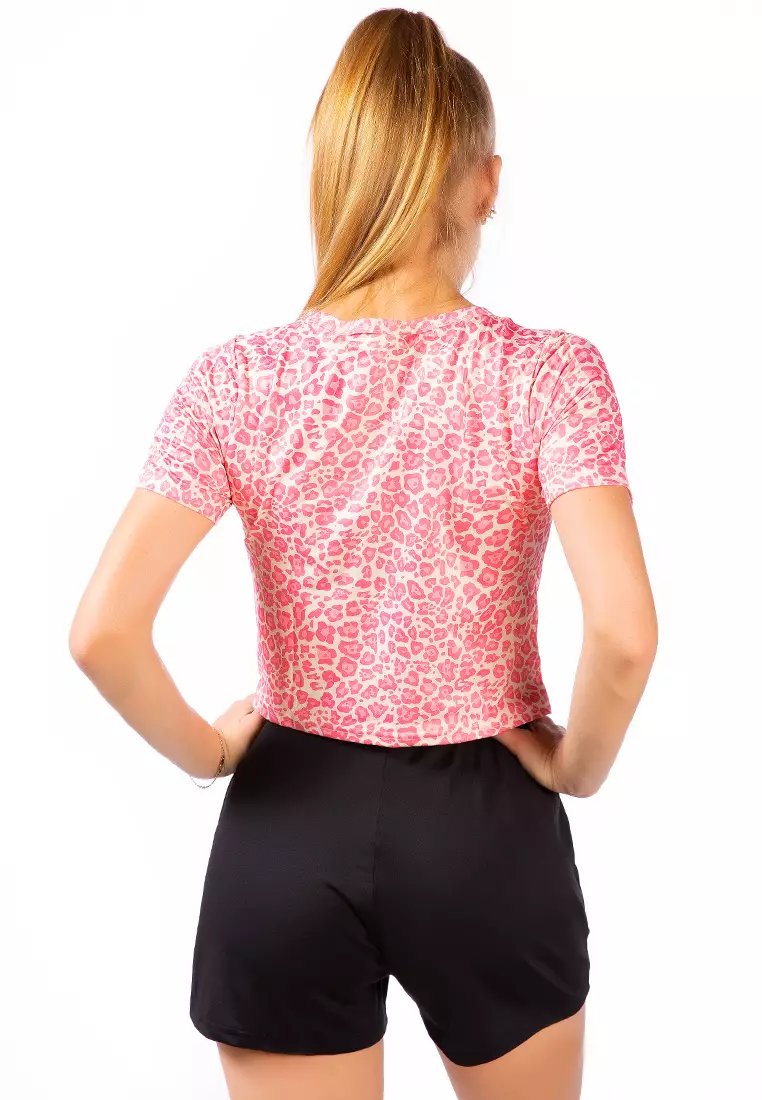 Blus Sablon Kancing Atas dalam Warna Pink