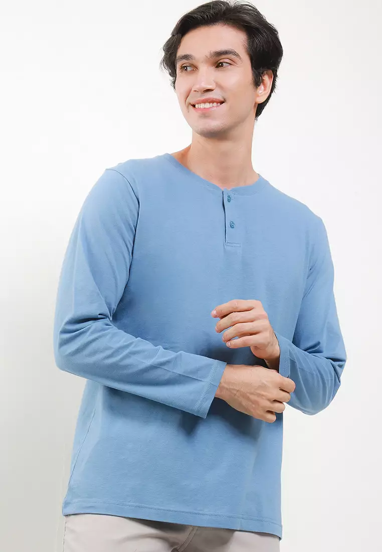 Henley shirt clearance indonesia