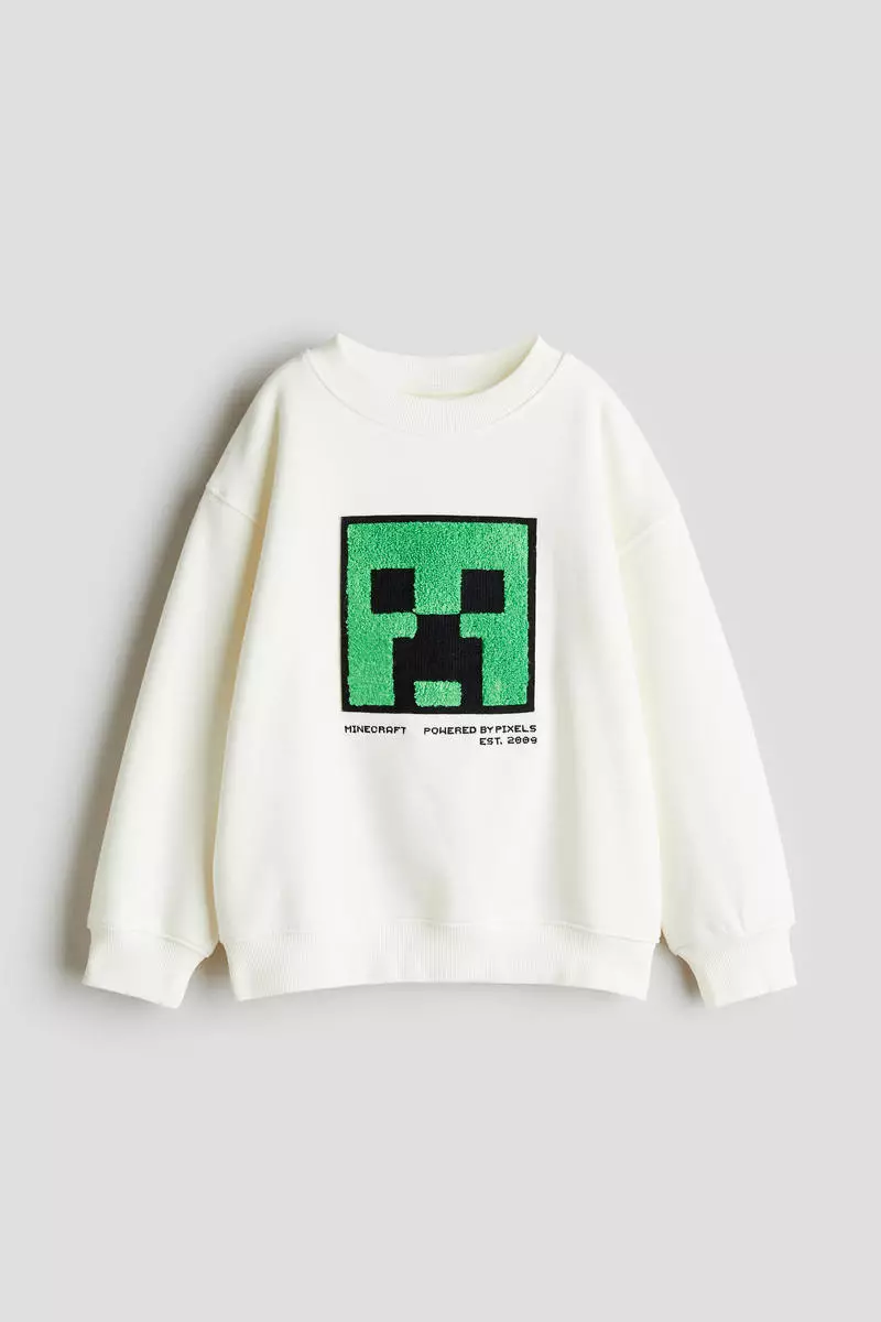 Oversized printed sweatshirt