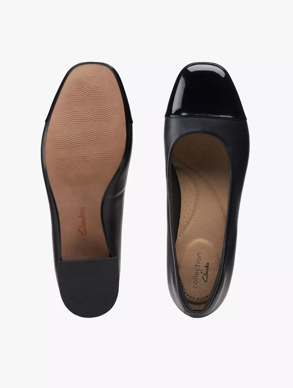 Clarks Marilyn Sara Women's Heels- Black Combi - Black