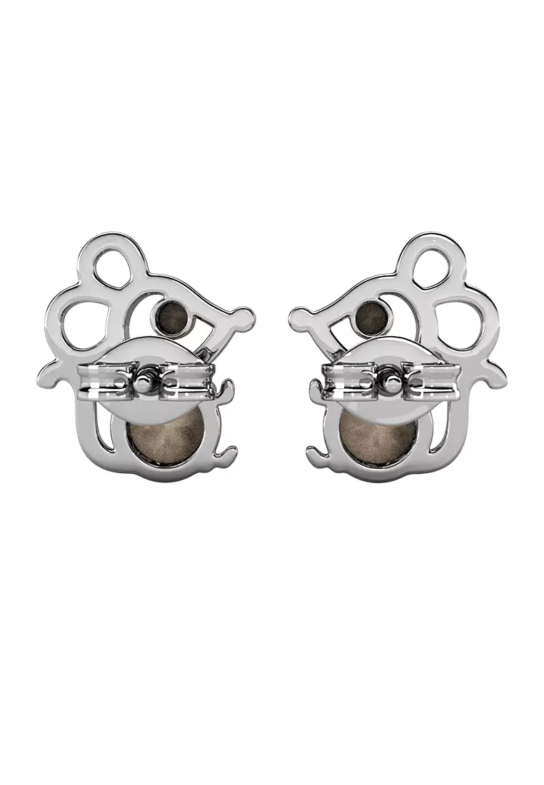 Mousy Earring WG - Anting Crystal by Her Jewellery