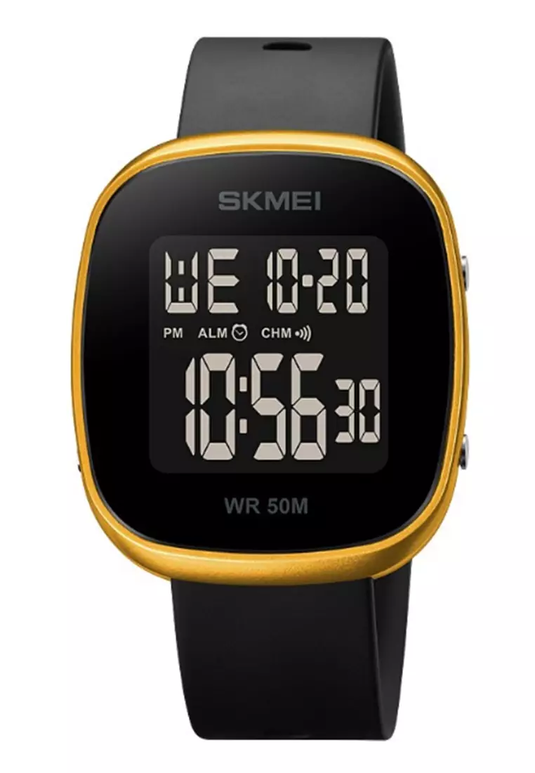 Jam Tangan Digital Pria Waterproof Many Function Strap Tali Material Silicone BY98 ORIGINAL