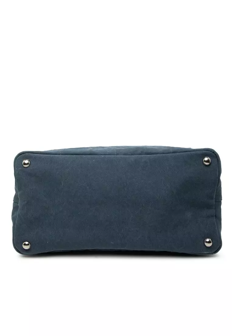 Pre-Loved Prada Denim Tote