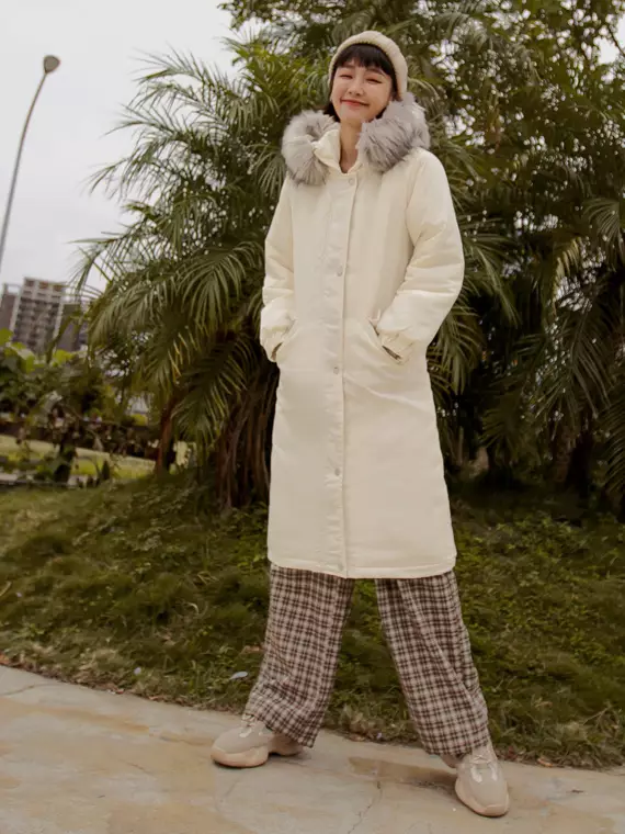 Warm hooded coats outlet
