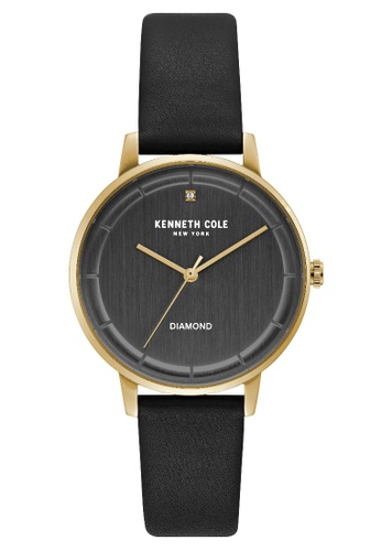 Buy Kenneth Cole Kenneth Cole Women S Leather Strap Watch Kc50010002 Dress Watch Online Zalora Malaysia
