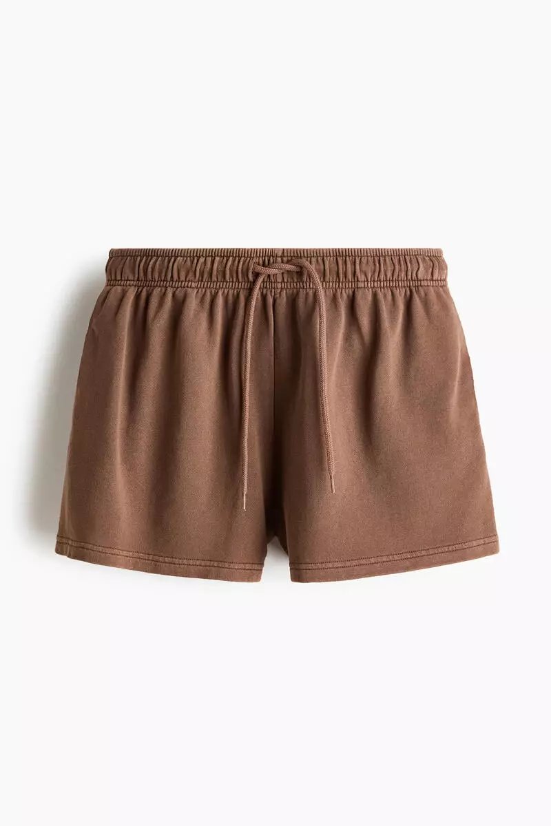 Drawstring sweatshorts