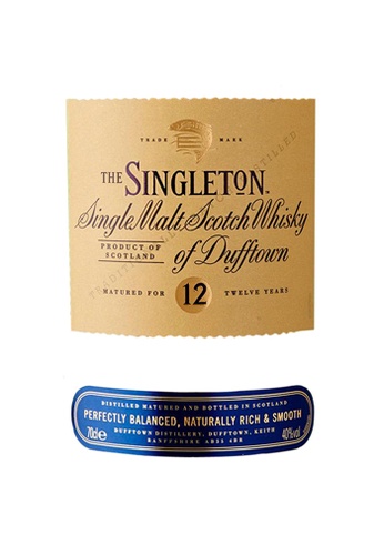 Cornerstone Wines Singleton 12 Year Old Whisky of Dufftown 0.70l D31EDES2AAE133GS_1