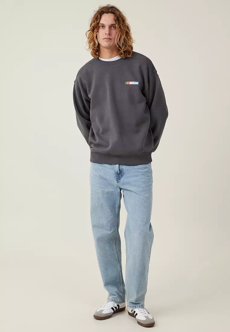 Buy Cotton On Nascar Oversized Fleece Sweater 2024 Online | ZALORA ...