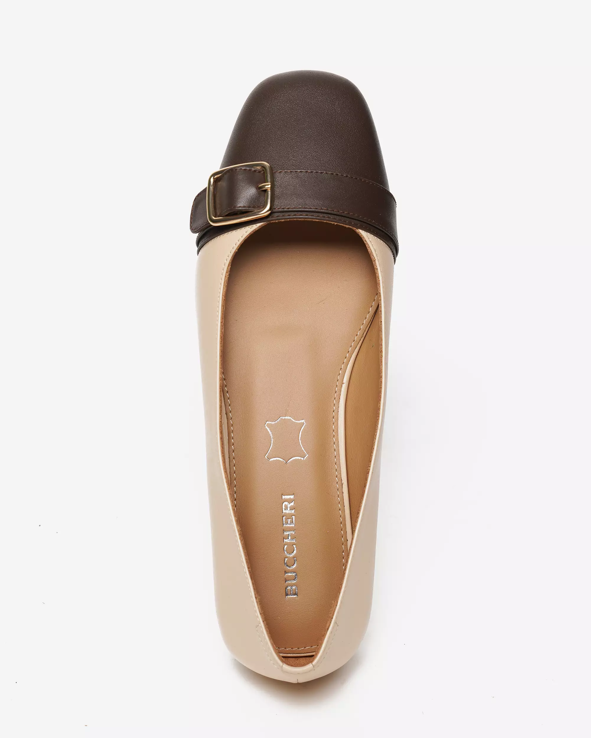 Buccheri Nyssa Flats Women Nude/Dbrown