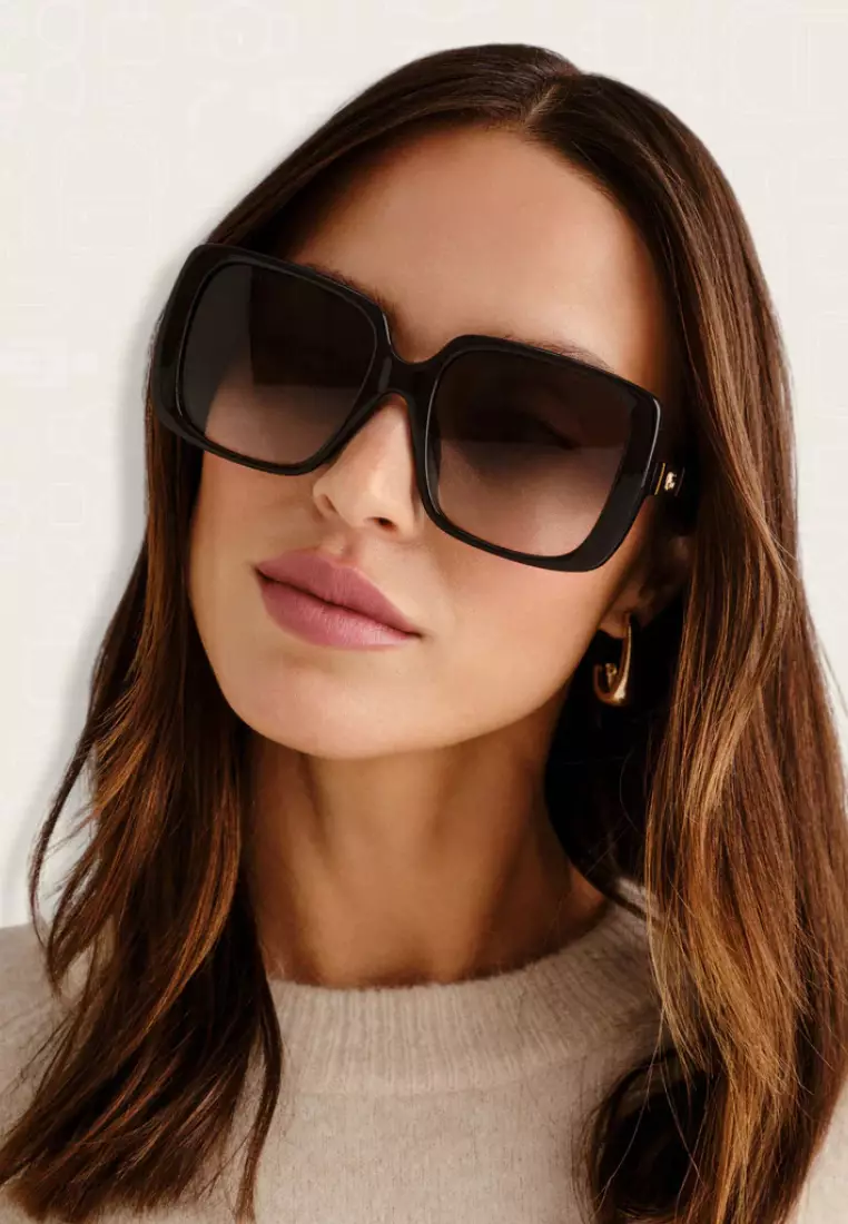 Jual Gucci Gucci Grey Gradient Square Ladies Sunglasses Original 2026 ...