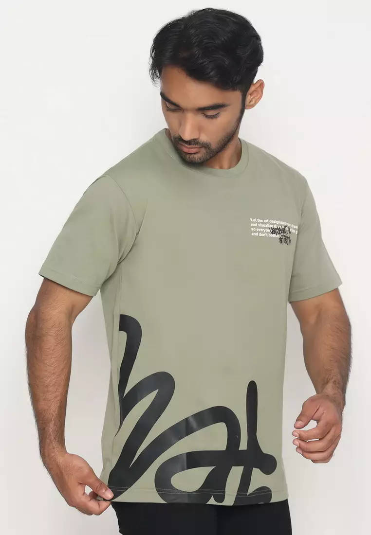 NX T-Shirt Cotton Combed Tebal Pria 207370401