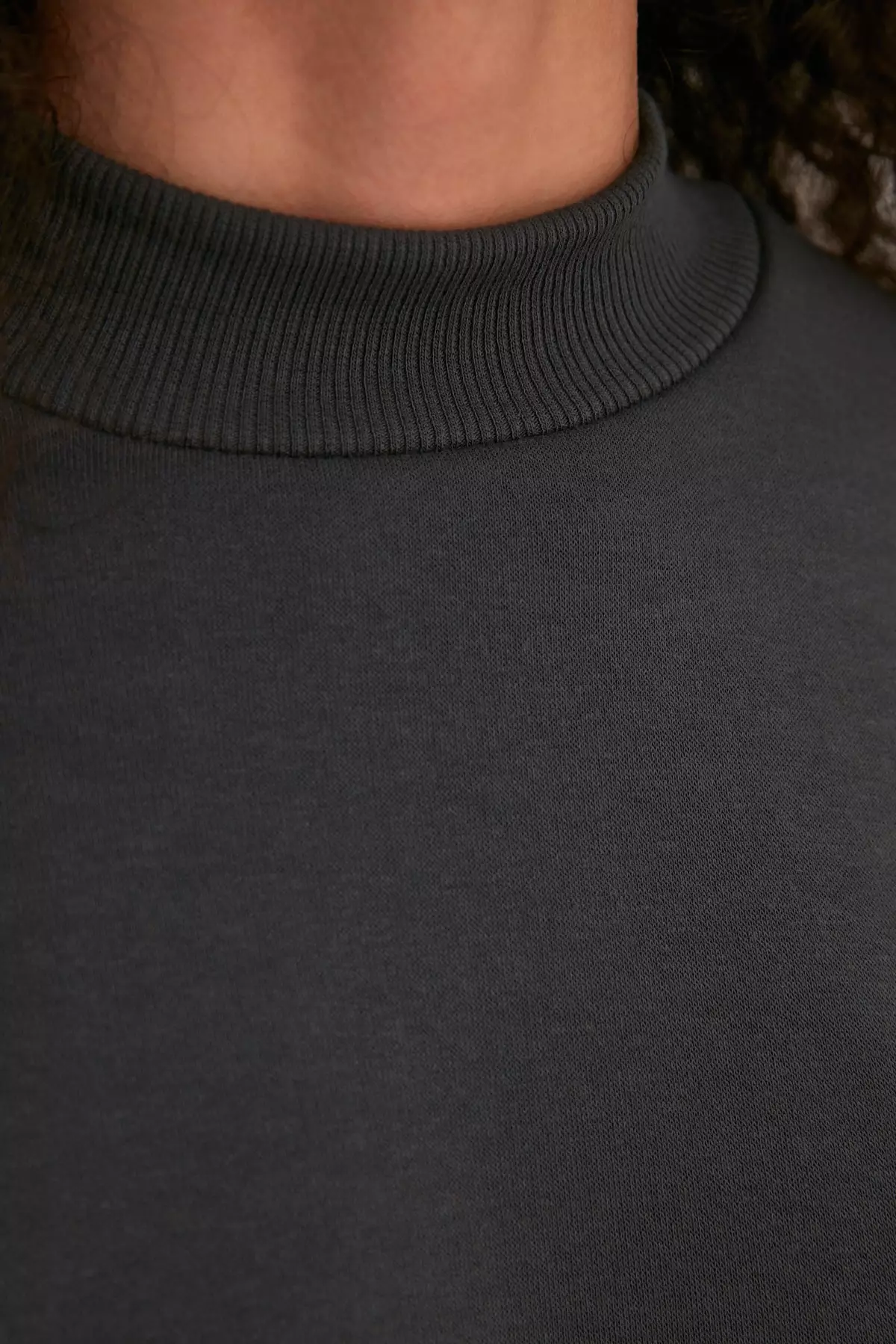 Buy Trendyol Slim Fit Turtleneck Knitted Jumper In Indigo | 6thStreet