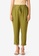 Indya green Solid Viscose Fitted Pants 608F1AAB3A12FAGS_1