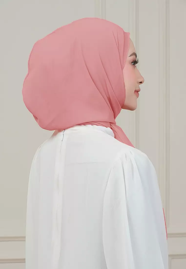 HIJAB INSTAN MAGNET SYIFA - MODERATE ROSE