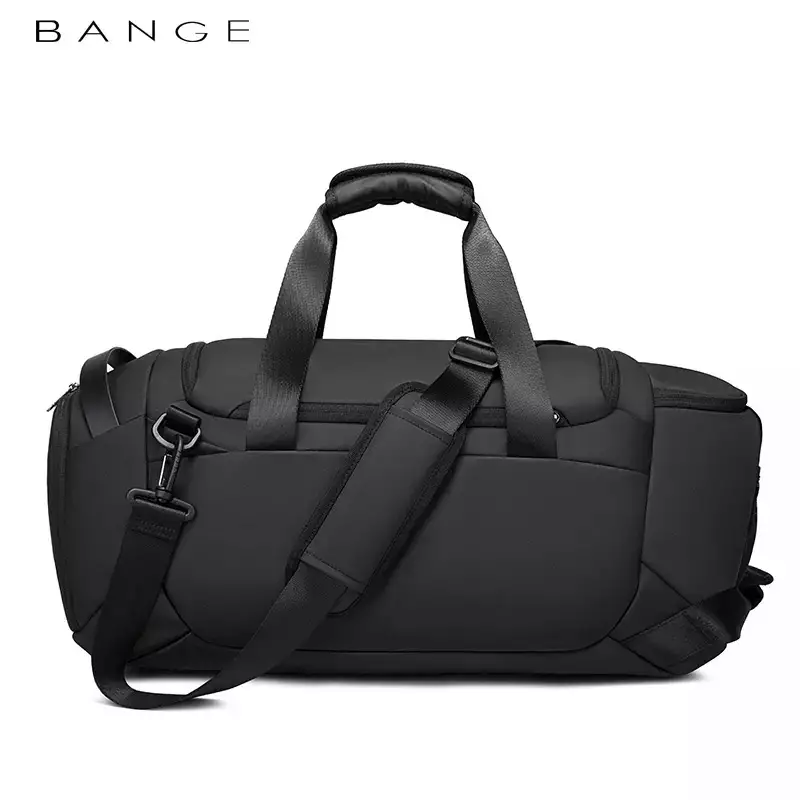 Bange BG2378 Tas Pria Multi Funsi Travel GYM Waterproof Duffel Bag - BLACK