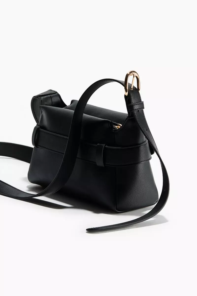 Strap-detail crossbody bag