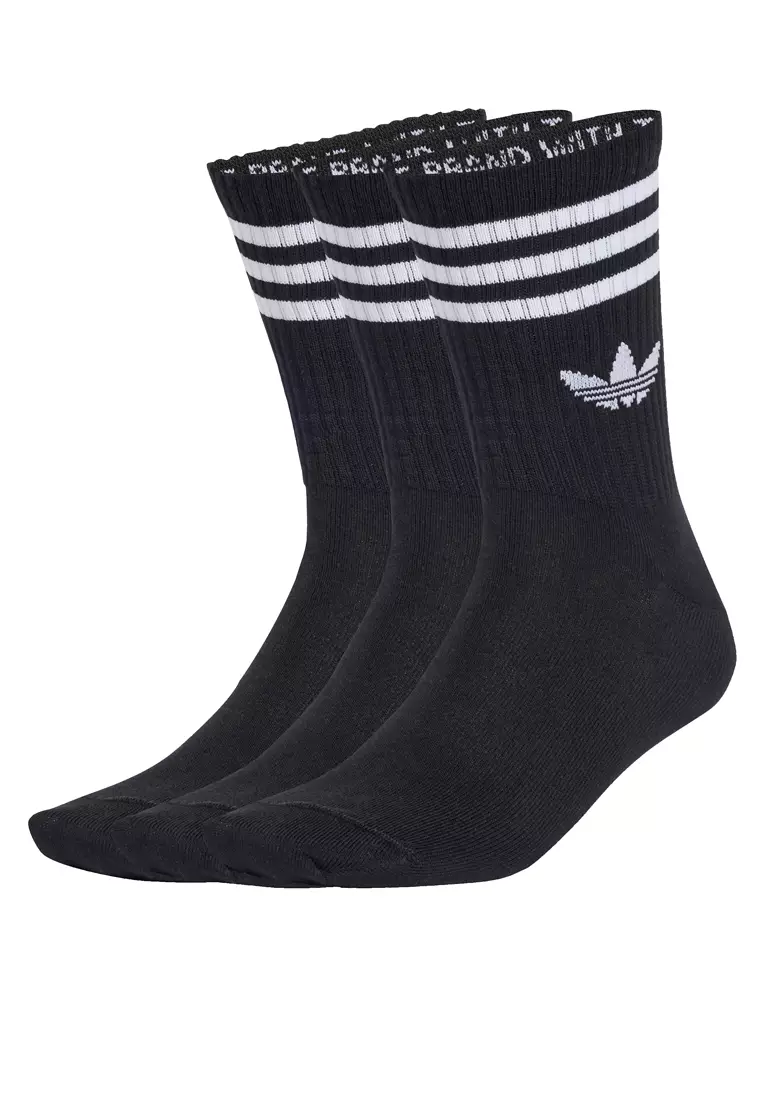 3-Stripes Crew Socks 3 Pairs