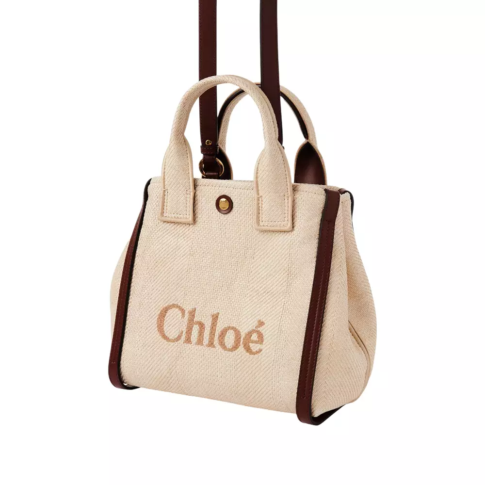 Jual Chloé [OK10BER FEST] Small CarryTote Bag Raffia Effect Fibres Hot ...