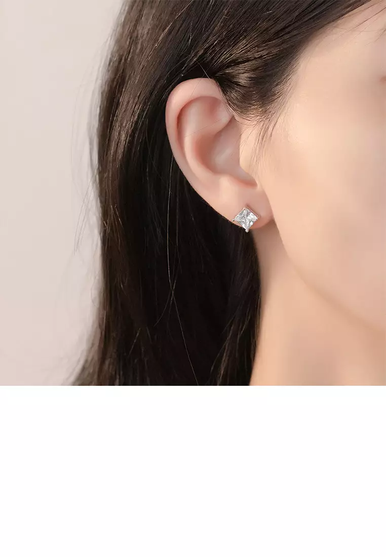 Asymmetrical stud earrings deals