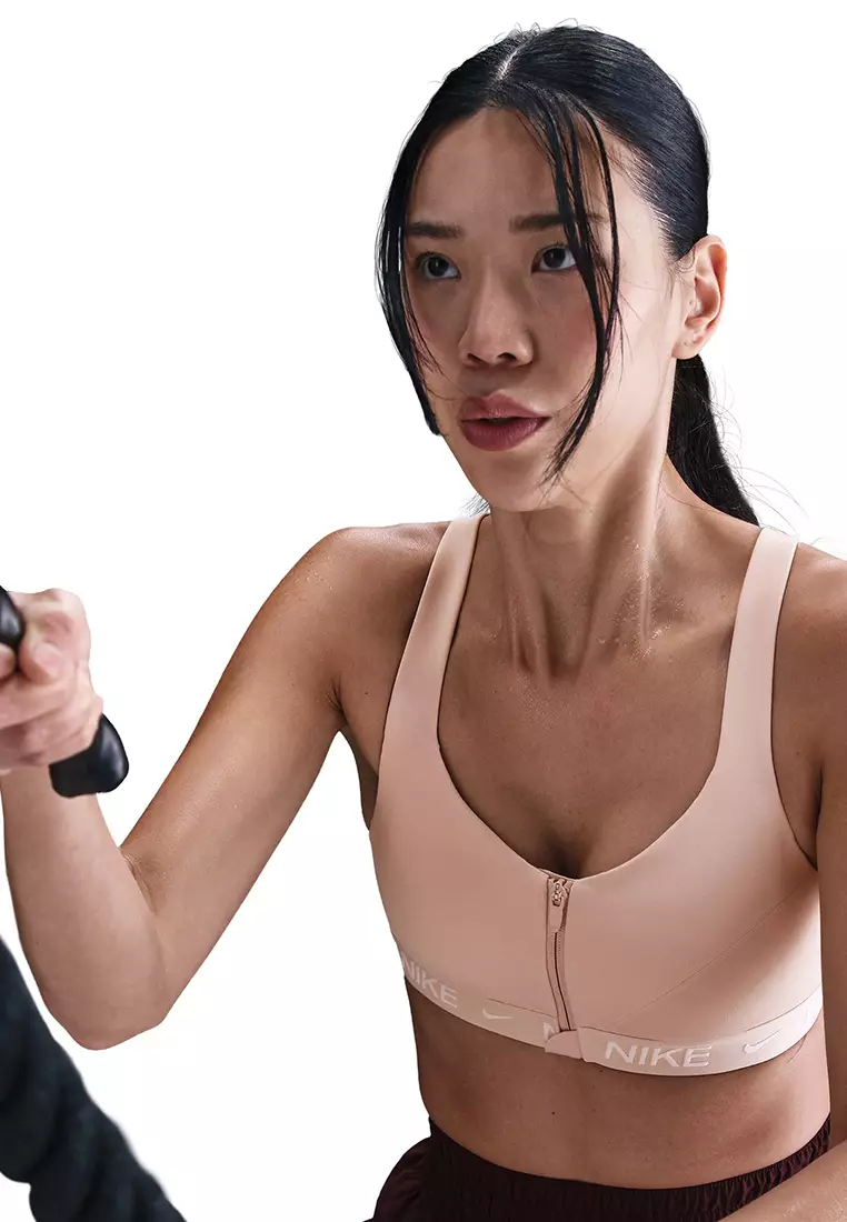 Indy High Support Women's Padded Front-Zip Sports Bra