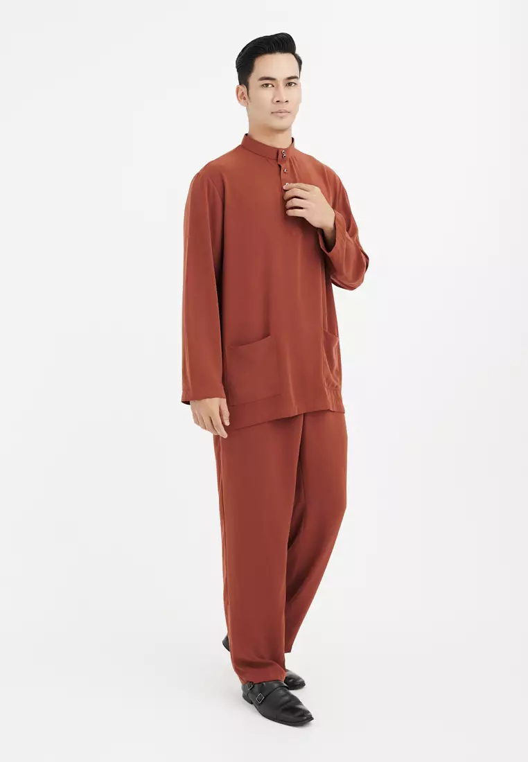 Gene Martino - Kalim Baju Melayu Modern Fit Sedondon – Adult 1186