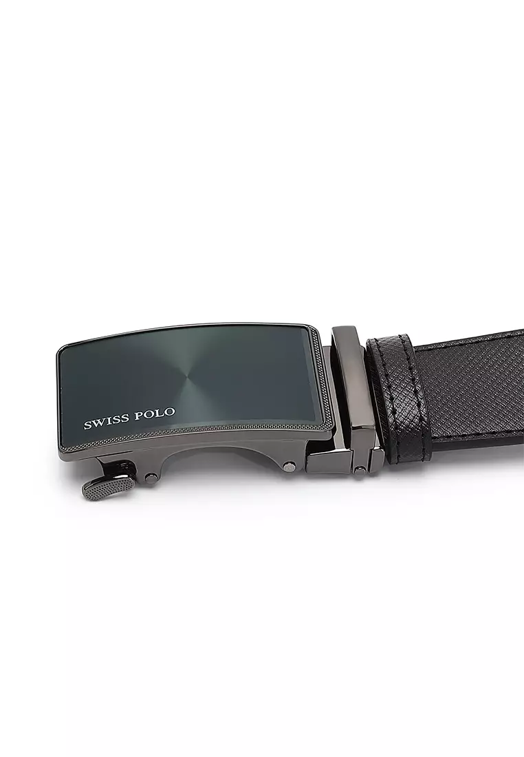 Men's 35mm Automatic Buckle Belt - Black