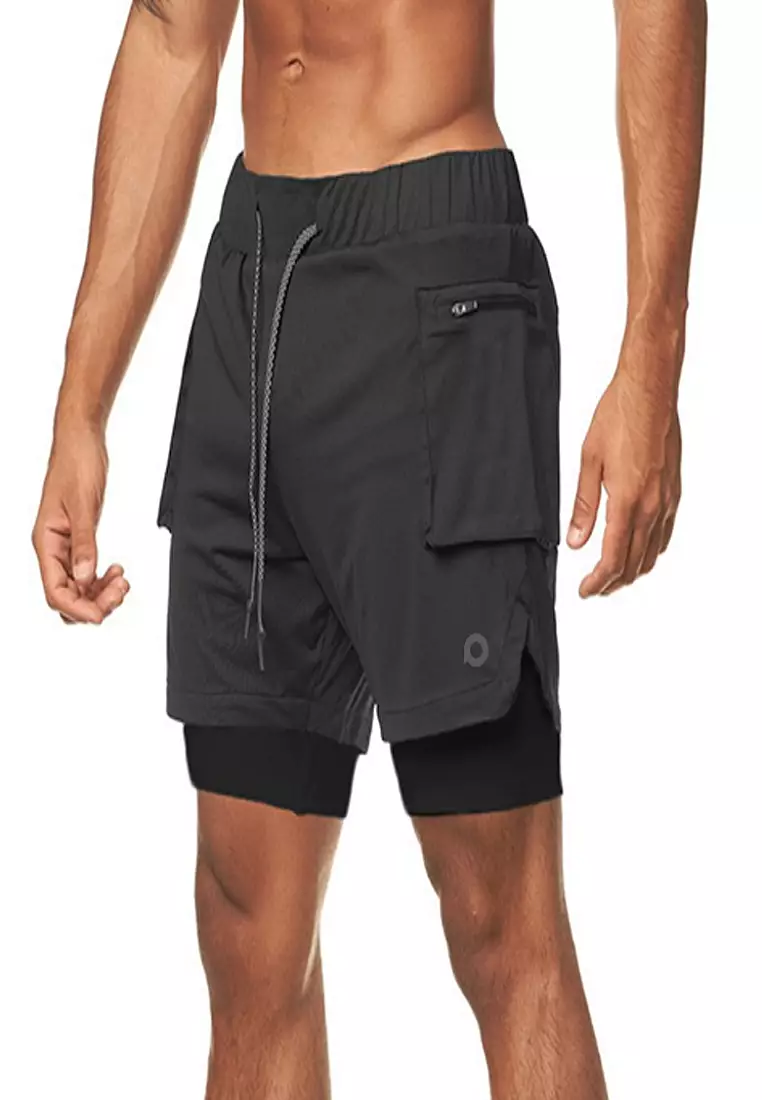 Buy PINEONAPPLE Joe s 2 in 1 Double Layer Workout Comfort Fit